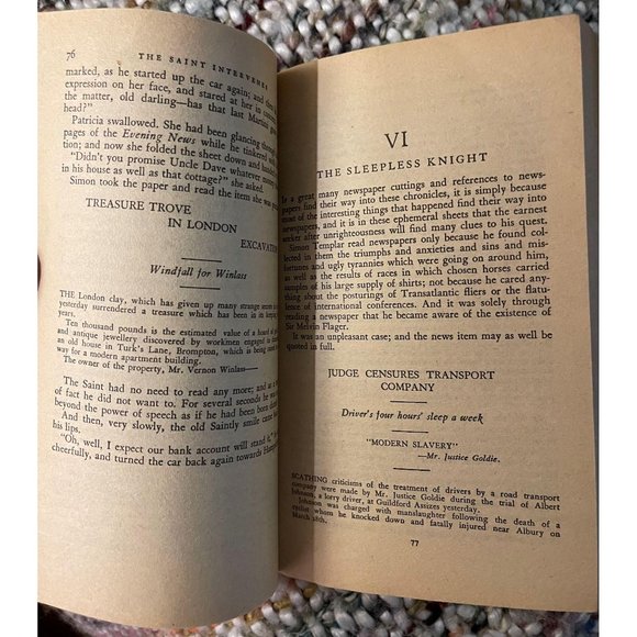 Leslie Charteris, The Saint Intervenes, 1956 - Picture 4 of 6